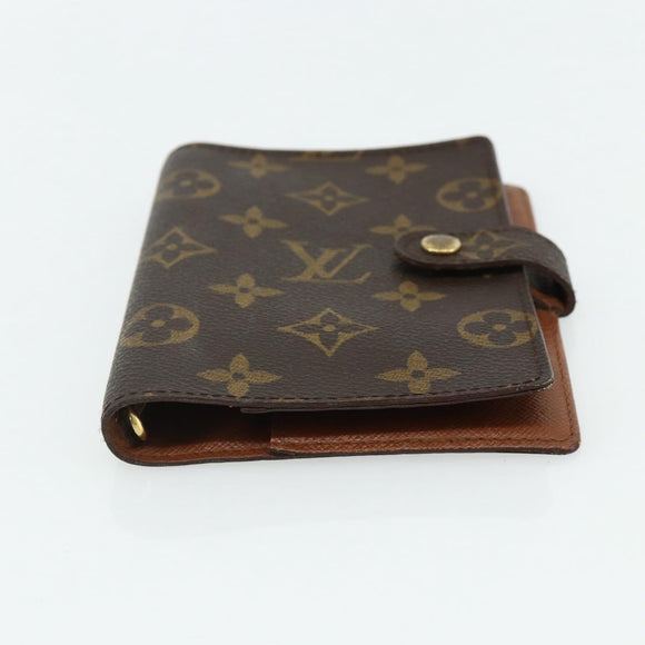 LOUIS VUITTON Monogram Agenda PM Day Planner Cover R20005 LV Auth mr2449