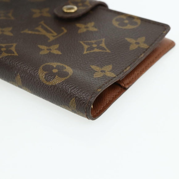 LOUIS VUITTON Monogram Agenda PM Day Planner Cover R20005 LV Auth mr2449
