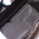 BURBERRY Nova Check Hand Bag Nylon Canvas Beige Auth mr245-11