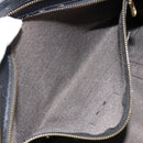 MCM Vicetos Logogram Shoulder Bag PVC Black Gold Auth mr2450-22