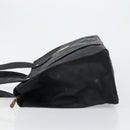 MCM Vicetos Logogram Shoulder Bag PVC Black Gold Auth mr2450-4