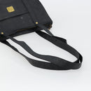 MCM Vicetos Logogram Shoulder Bag PVC Black Gold Auth mr2450-7