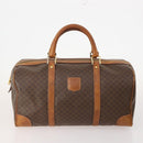 CELINE Macadam Canvas Boston Bag PVC Leder 3er Set Braun Auth mr2452-2