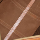 CELINE Macadam Canvas Boston Bag PVC Leder 3er Set Braun Auth mr2452-8
