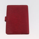 LOUIS VUITTON Monogram Epi Day Planner Cover Briefcase 2 Set Red LV Auth mr2456-11
