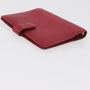 LOUIS VUITTON Monogram Epi Day Planner Cover Briefcase 2 Set Red LV Auth mr2456-13