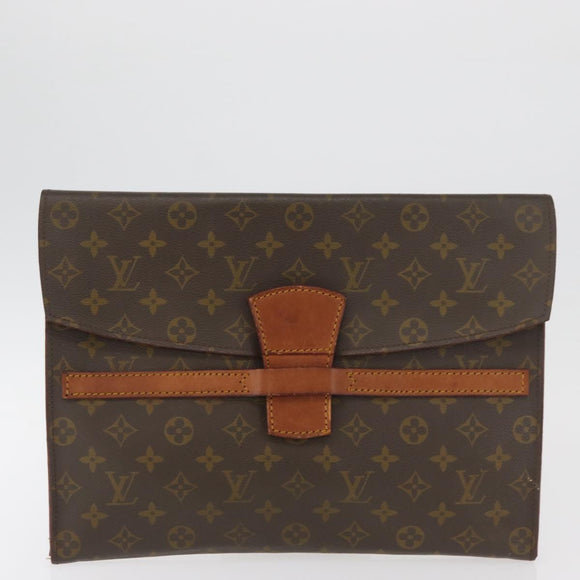 LOUIS VUITTON Monogram Epi Day Planner Cover Briefcase 2 Set Red LV Auth mr2456