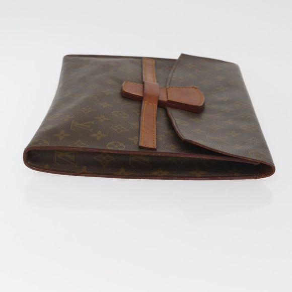 LOUIS VUITTON Monogram Epi Day Planner Cover Briefcase 2 Set Red LV Auth mr2456