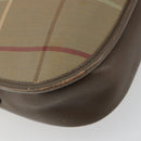 Burberrys Nova Check Shoulder Bag Canvas Beige Gold Auth mr2457-16