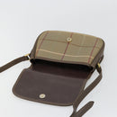 Burberrys Nova Check Shoulder Bag Canvas Beige Gold Auth mr2457-10