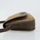 Burberrys Nova Check Shoulder Bag Canvas Beige Gold Auth mr2457-4