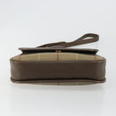 Burberrys Nova Check Shoulder Bag Canvas Beige Gold Auth mr2457-5