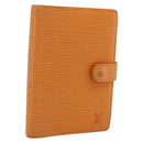 LOUIS VUITTON Epi Agenda PM Day Planner Cover Orange Mandarin R2005H Auth mr2461-1