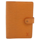 LOUIS VUITTON Epi Agenda PM Day Planner Cover Orange Mandarin R2005H Auth mr2461-2