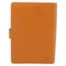 LOUIS VUITTON Epi Agenda PM Day Planner Cover Orange Mandarin R2005H Auth mr2461-3