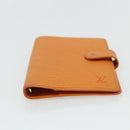 LOUIS VUITTON Epi Agenda PM Day Planner Cover Orange Mandarin R2005H Auth mr2461-7
