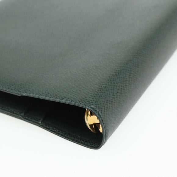 LOUIS VUITTON Taiga Agenda GM Day Planner Cover Epicea R20404 LV Auth mr2463A