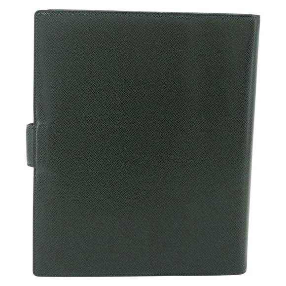 LOUIS VUITTON Taiga Agenda GM Day Planner Cover Epicea R20404 LV Auth mr2463A