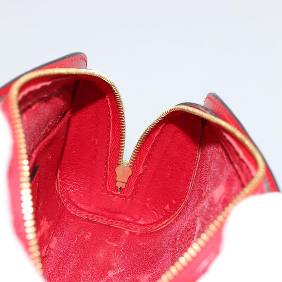 LOUIS VUITTON Epi Dauphine PM Pouch Castilian Red M48447 LV Auth mr2464