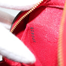 LOUIS VUITTON Epi Dauphine PM Pouch Castilian Red M48447 LV Auth mr2464-12