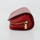 LOUIS VUITTON Epi Dauphine PM Pouch Castilian Red M48447 LV Auth mr2464-4