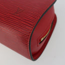 LOUIS VUITTON Epi Dauphine PM Pouch Castilian Red M48447 LV Auth mr2464-7