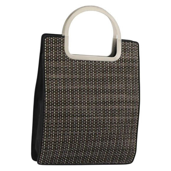 Chloe Hand Bag Jacquard Multicolor Silver Auth mr2469A