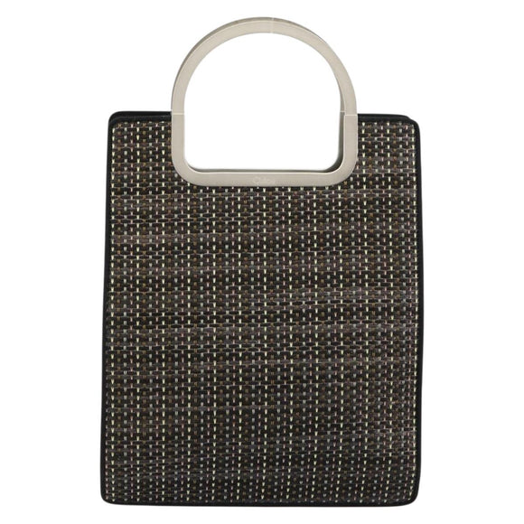 Chloe Hand Bag Jacquard Multicolor Silver Auth mr2469A