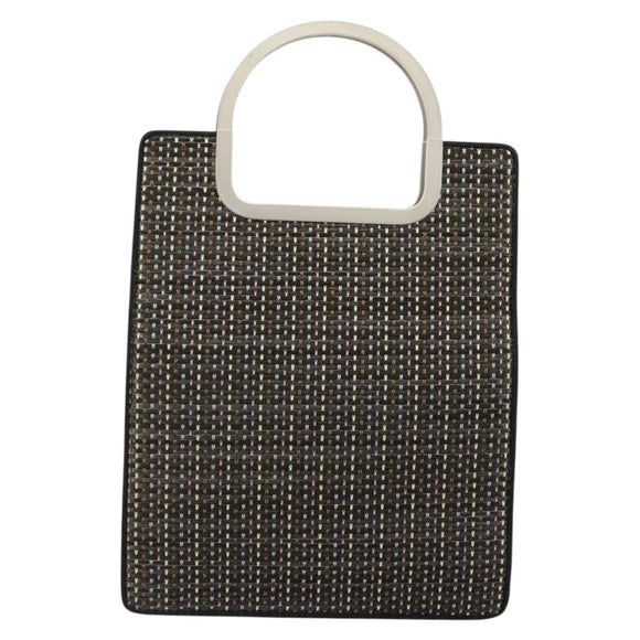 Chloe Hand Bag Jacquard Multicolor Silver Auth mr2469A