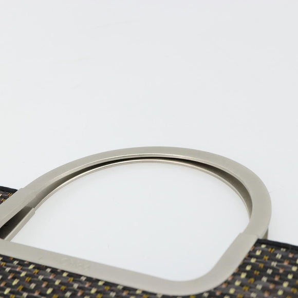 Chloe Hand Bag Jacquard Multicolor Silver Auth mr2469A