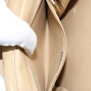 CHANEL Chain Shoulder Bag Lamb Skin Beige Gold CC Auth mr2475V-22
