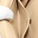 CHANEL Umhängetasche mit Kette Lammleder Beige Gold CC Auth mr2475V-22