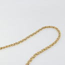 CHANEL Umhängetasche mit Kette Lammleder Beige Gold CC Auth mr2475V-8