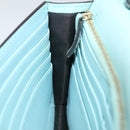 GUCCI Shoulder Wallet Leather Light Blue 369664 Auth mr248-21