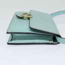 GUCCI Shoulder Wallet Leather Light Blue 369664 Auth mr248-3