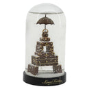 LOUIS VUITTON Trunk Tower Eiffel Tower Snow Globe plastic Clear LV Auth mr2481V-1