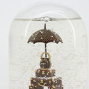 LOUIS VUITTON Trunk Tower Eiffel Tower Snow Globe plastic Clear LV Auth mr2481V-11
