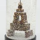 LOUIS VUITTON Trunk Tower Eiffel Tower Snow Globe plastic Clear LV Auth mr2481V-12