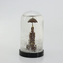 LOUIS VUITTON Trunk Tower Eiffel Tower Snow Globe plastic Clear LV Auth mr2481V-4
