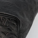 LOUIS VUITTON Monogram Shimmer Halo Hand Bag Black LV Auth mr2486-8