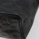 LOUIS VUITTON Monogram Shimmer Halo Hand Bag Black LV Auth mr2486-16