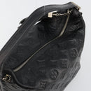 LOUIS VUITTON Monogram Shimmer Halo Hand Bag Black LV Auth mr2486-6