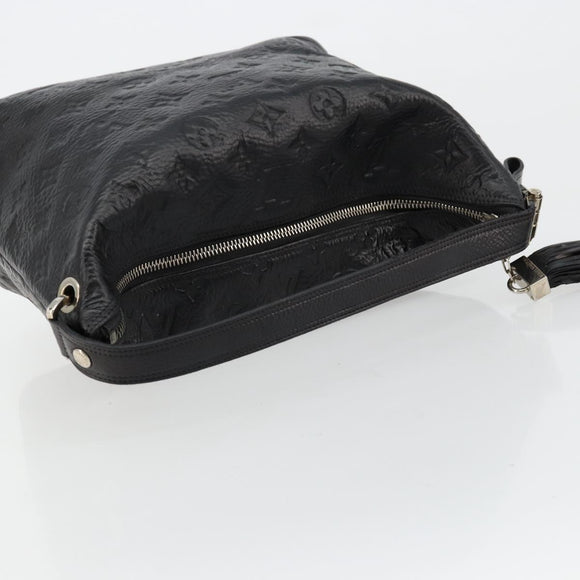 LOUIS VUITTON Monogram Shimmer Halo Handtas Zwart LV Auth mr2486