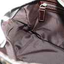 FENDI Zucca Canvas Hand Bag Black Brown Auth mr2487-19