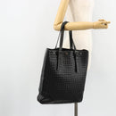 BOTTEGA VENETA INTRECCIATO Tote Bag Leather Black 269779 Auth mr2488-23
