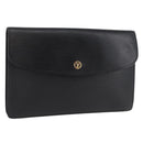 LOUIS VUITTON Epi Montaigne 27 Clutch Bag Schwarz M52652 LV Auth mr2491-1