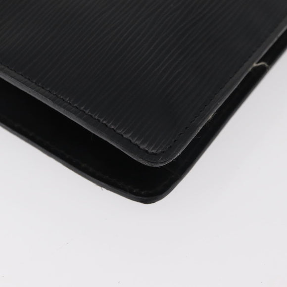 LOUIS VUITTON Epi Montaigne 27 Clutch Bag Schwarz M52652 LV Auth mr2491