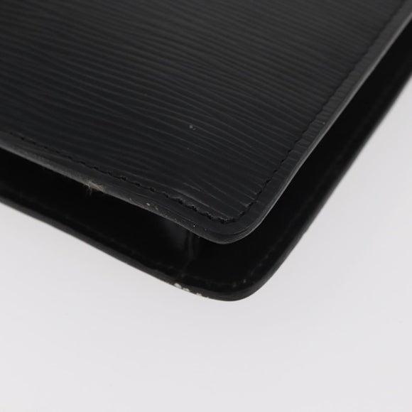 LOUIS VUITTON Epi Montaigne 27 Clutch Bag Schwarz M52652 LV Auth mr2491