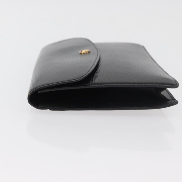 LOUIS VUITTON Epi Montaigne 27 Clutch Bag Schwarz M52652 LV Auth mr2491