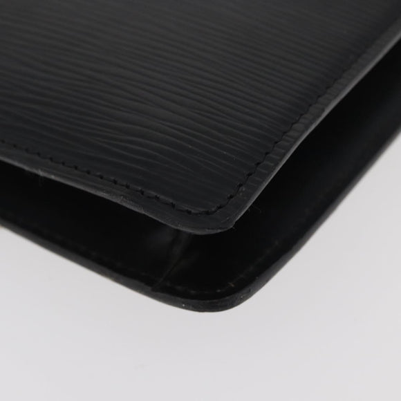 LOUIS VUITTON Epi Montaigne 27 Clutch Bag Schwarz M52652 LV Auth mr2491